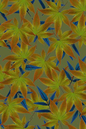 绿植树叶印花华亿平台图片