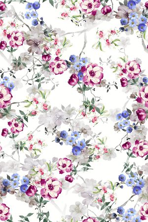 小碎花印花华亿平台图片