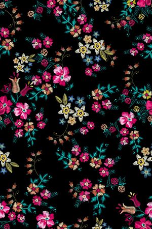 小碎花印花华亿平台图片