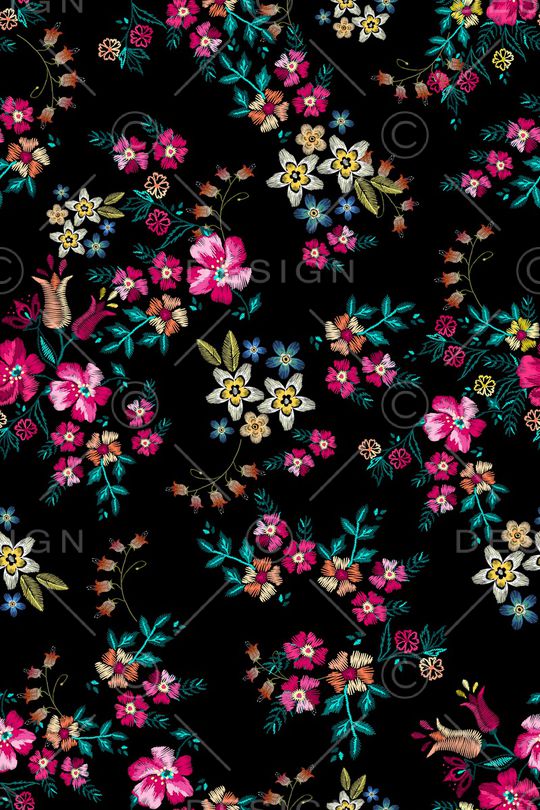 小碎花印花华亿平台图片