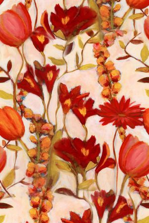 洋阳---花卉印花华亿平台图片