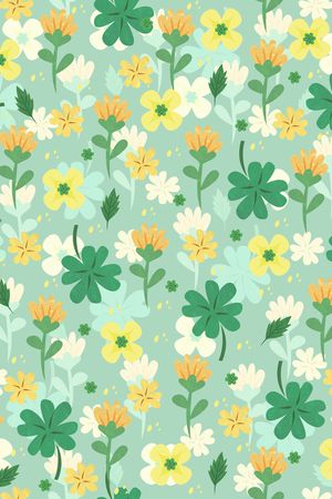 手绘花卉印花华亿平台图片