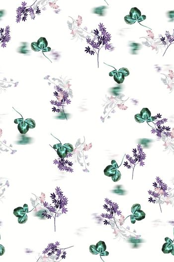 抽象花卉印花华亿平台图片