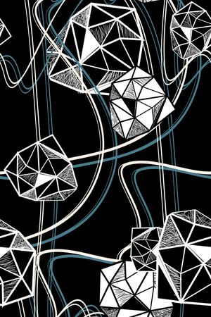 几何印花华亿平台图片