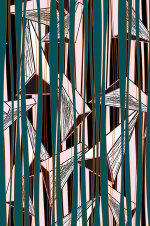 几何印花华亿平台图片