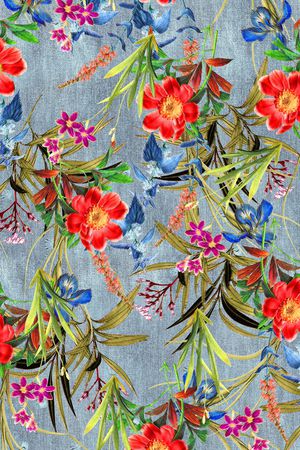 牛仔印花华亿平台图片