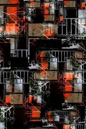 几何印花华亿平台图片