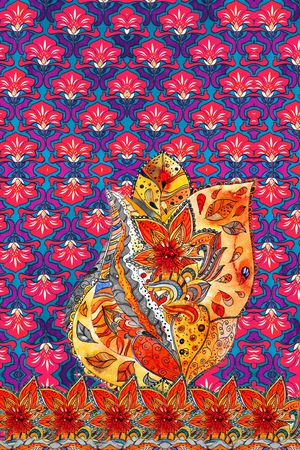 民族风印花华亿平台图片