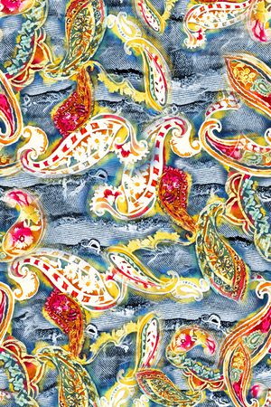 牛仔印花华亿平台图片