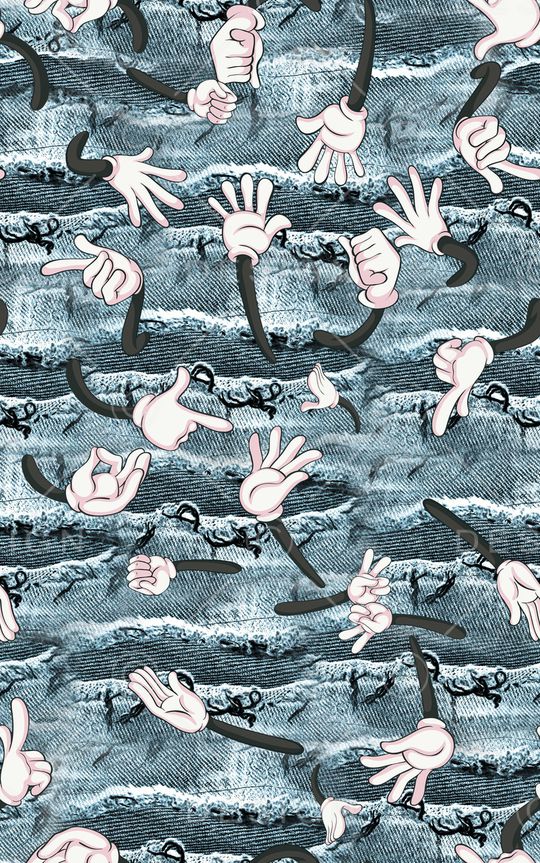 牛仔印花华亿平台图片