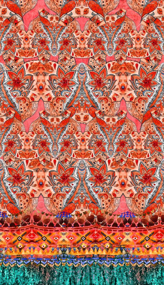 民族风印花华亿平台图片