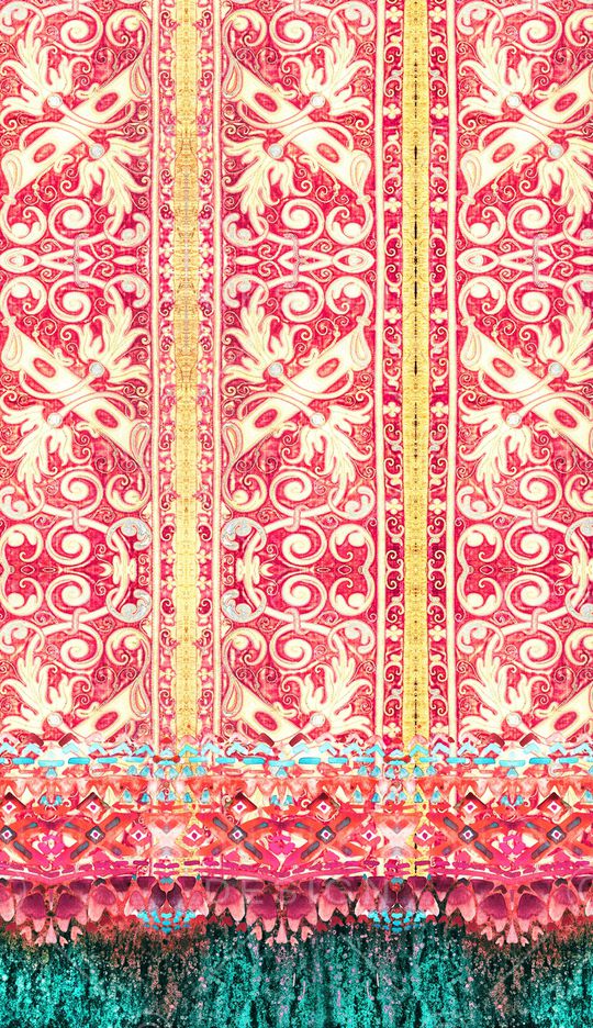 民族风印花华亿平台图片