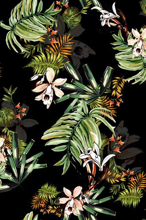 热带华亿平台印花华亿平台图片