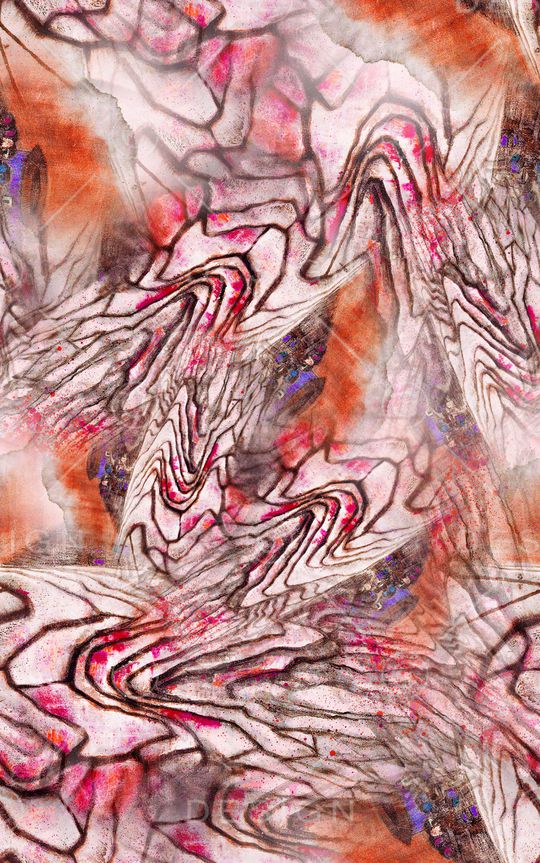 笔触印花华亿平台图片