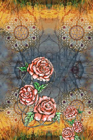 秋冬华亿平台印花华亿平台图片