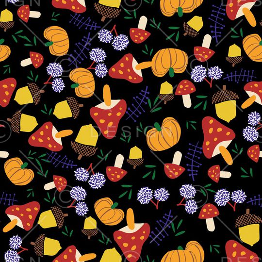 蘑菇印花华亿平台图片