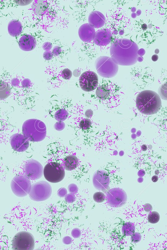 圆圈与波点印花华亿平台图片