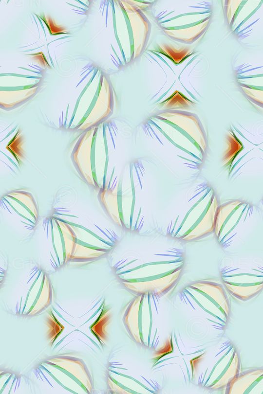 抽象花卉印花华亿平台图片