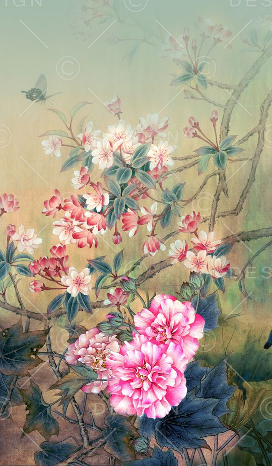 定位花印花华亿平台图片