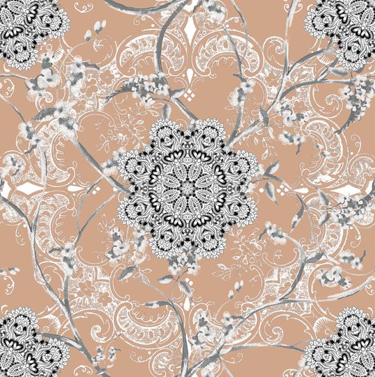 曼陀罗印花华亿平台图片