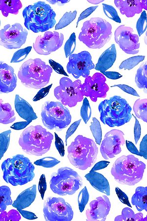 手绘花卉印花华亿平台图片