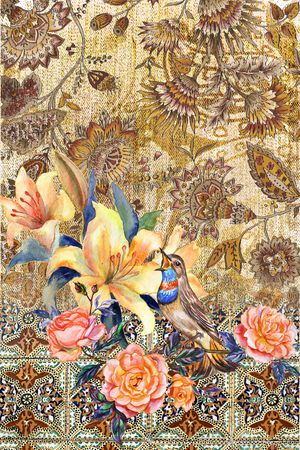 大牌风印花华亿平台图片