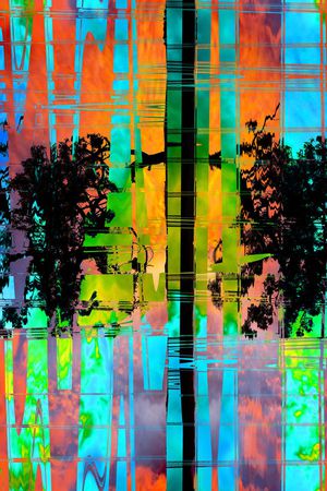 抽象印花华亿平台图片