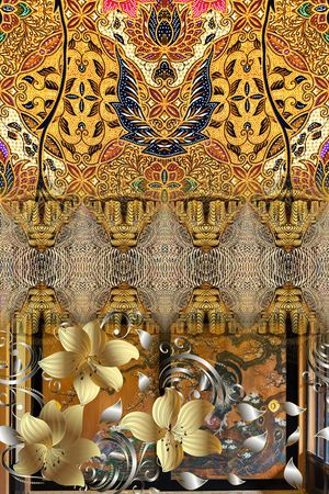 大牌风印花华亿平台图片