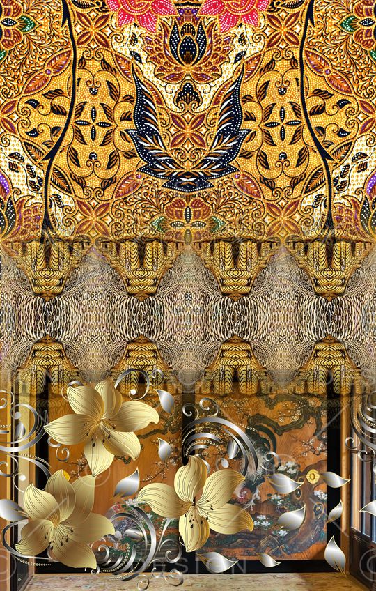 大牌风印花华亿平台图片