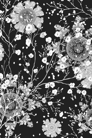 曼陀罗印花华亿平台图片