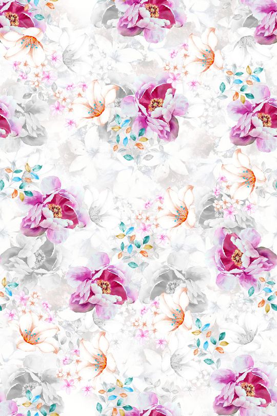 满版散花印花华亿平台图片