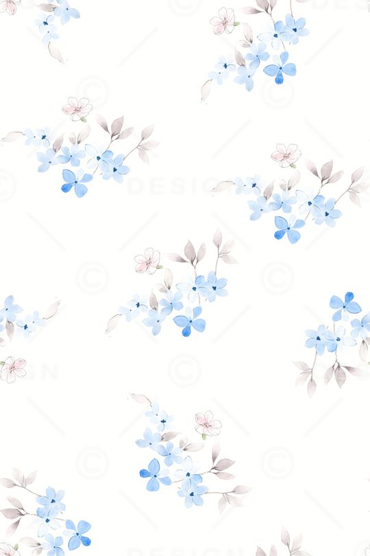 手绘花卉印花华亿平台图片