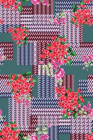 笔触印花华亿平台图片