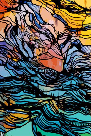 定位花印花华亿平台图片