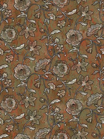 1109506-香云纱 绣花花朵--2