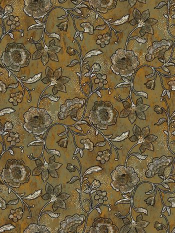 1109508-香云纱 绣花花朵--3