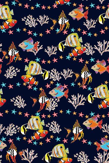 1109526-热带鱼类 星星