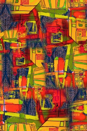 几何印花华亿平台图片