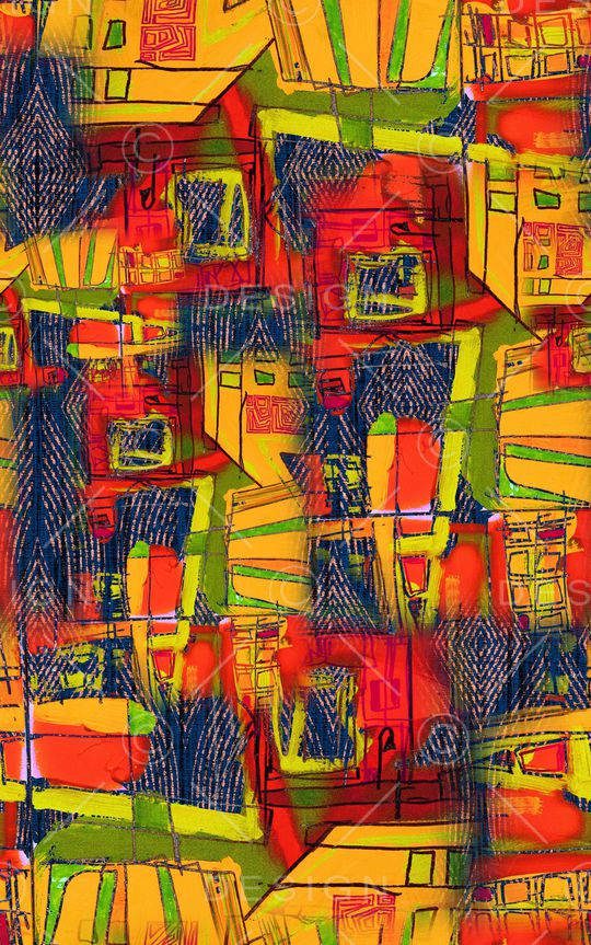 几何印花华亿平台图片