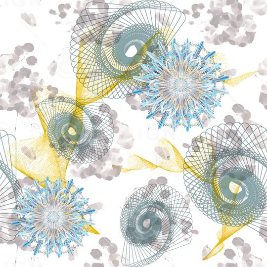 曼陀罗印花华亿平台图片