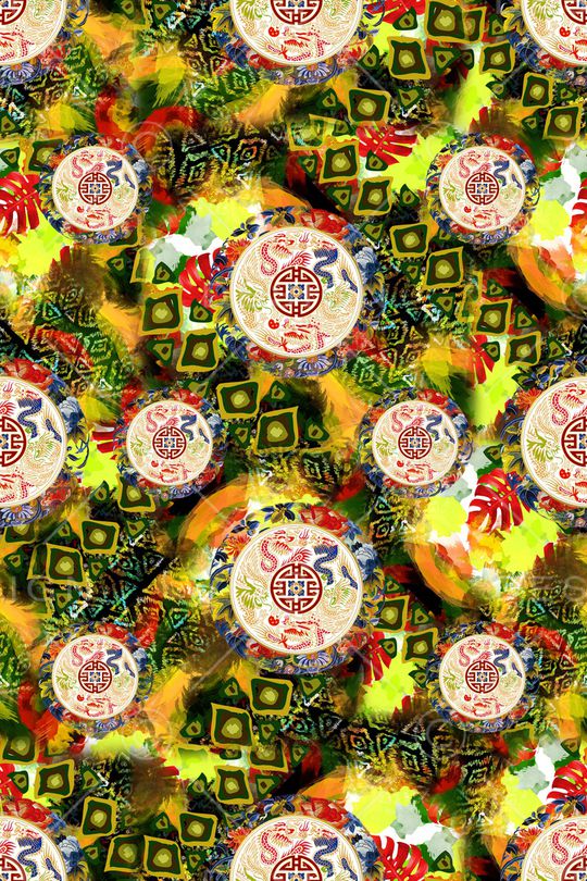 民族风印花华亿平台图片