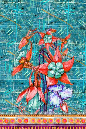 定位花印花华亿平台图片