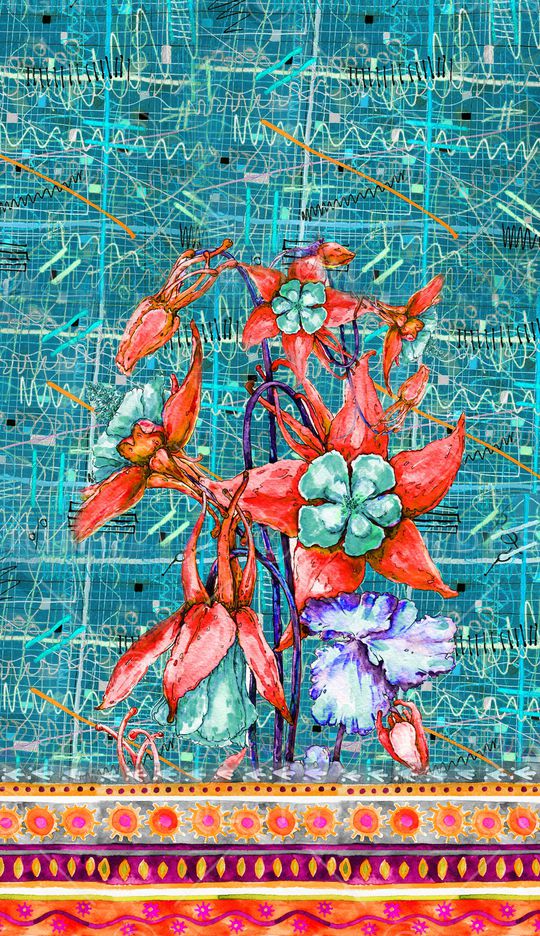 定位花印花华亿平台图片