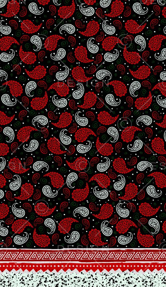 佩斯利印花华亿平台图片