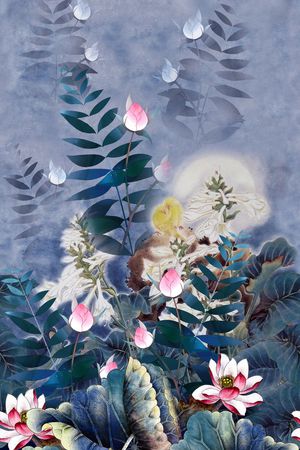 旗袍印花华亿平台图片