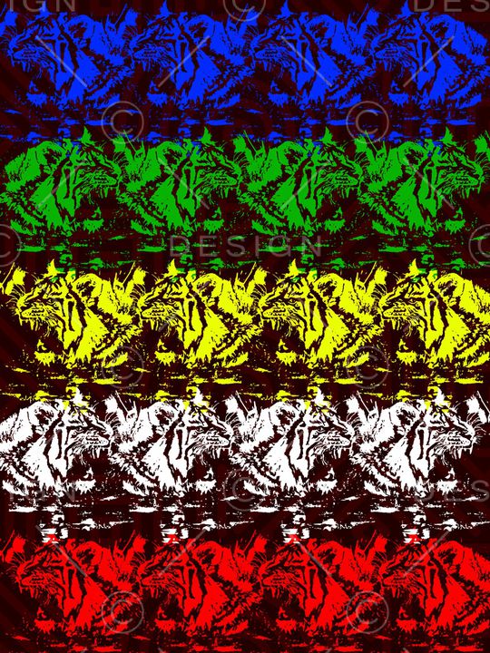 剪影印花华亿平台图片