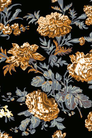 民族花卉印花华亿平台图片