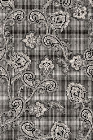 格子印花华亿平台图片