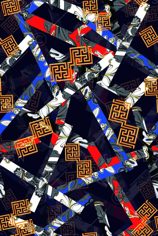 大牌风印花华亿平台图片