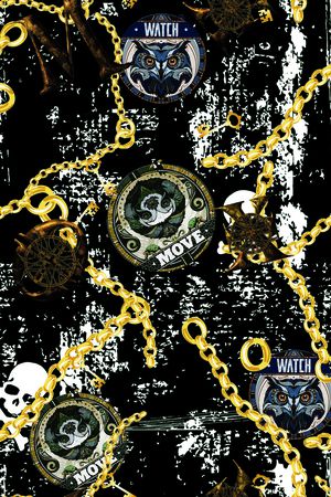 黑白华亿平台印花华亿平台图片